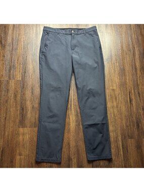 7 Diamonds Infinity Pants Mens 34x32 Dark Blue Slim Fit Performance Tech